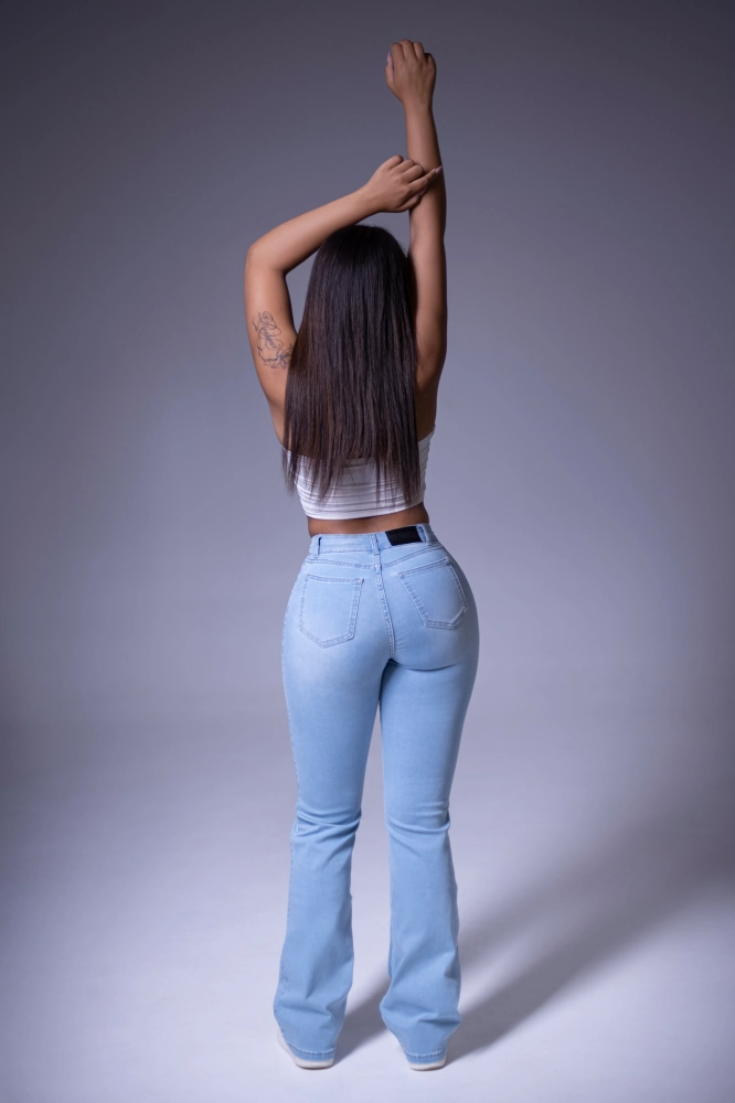 Slim Flare Ice Blue